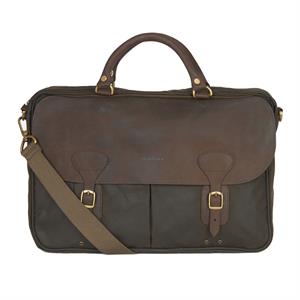 Barbour Wax Leather Briefcase